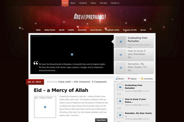 Glow theme site design template sample