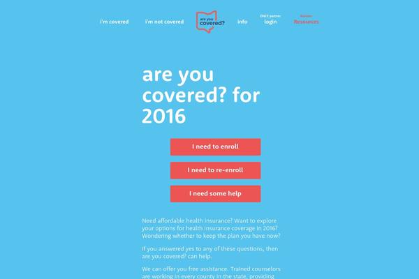 areyoucoveredohio.org site used Areyoucovered