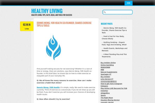 Qimbul theme site design template sample