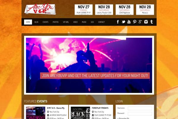 Soundwave theme site design template sample