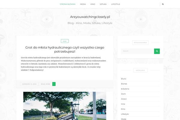 Blossom PinIt theme site design template sample