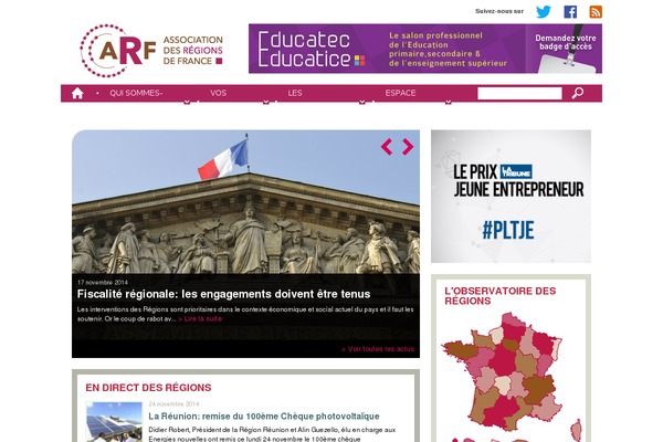 arf theme websites examples