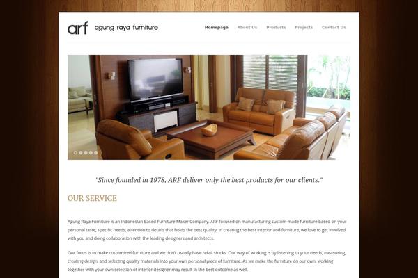 Classica theme site design template sample