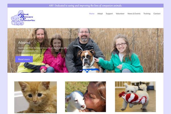 Spacious theme site design template sample