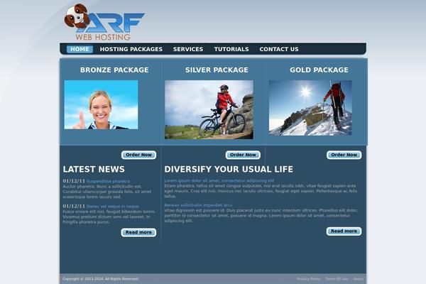arfwebhosting.com site used Arf3