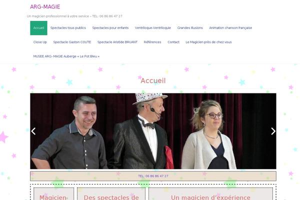 Dazzling theme site design template sample
