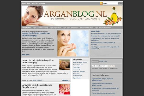 arganblog.nl site used Wp-vybe