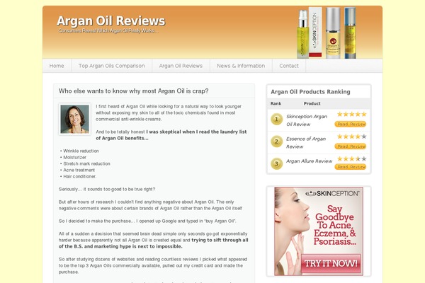 arganoilreviewer.com site used Projectrainbow