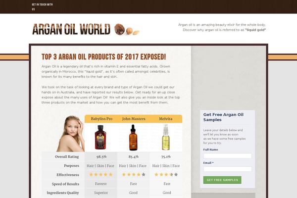 arganoilworld.com.au site used Going Green Pro