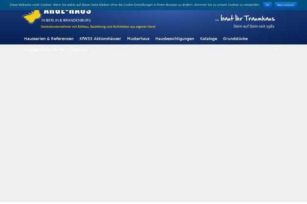 Enfold theme site design template sample