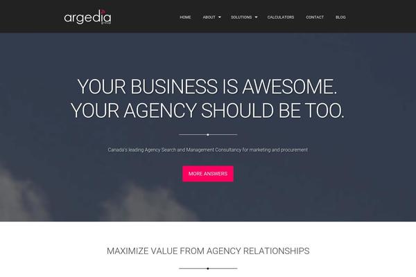 Umbrella theme site design template sample