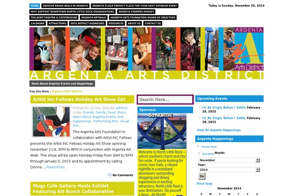 argentaartsdistrict.org site used Coremag