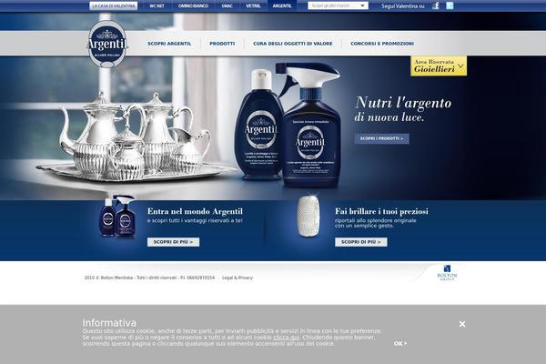 argentil.it site used Valentina