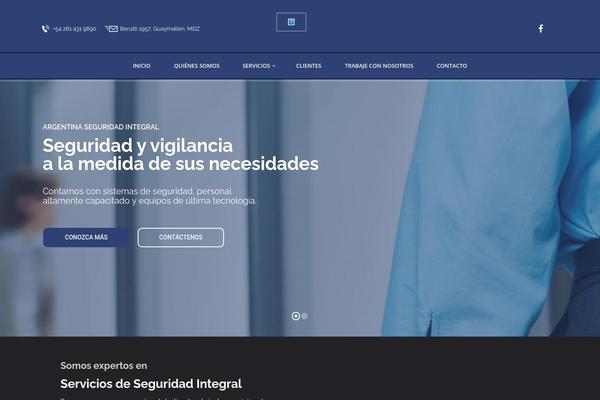 Bodyguard theme site design template sample