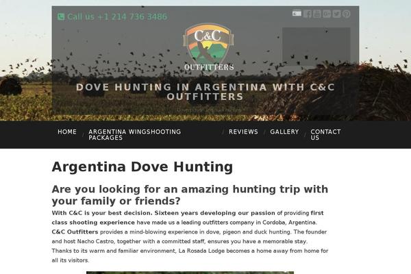 Hemingway theme site design template sample
