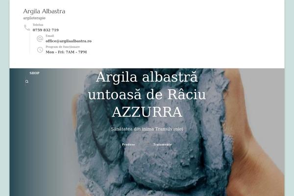 argilaalbastra.ro site used Blossom Spa