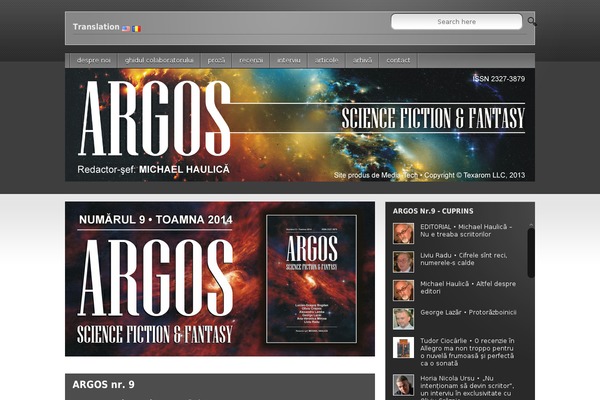argosmagazine.com site used Wireline
