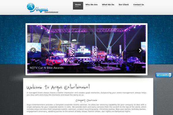 argusentertainment.com site used Inspiration1