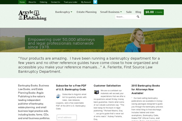 Ariland theme site design template sample