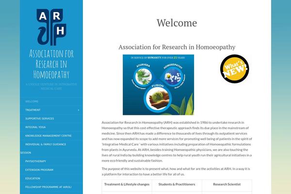 Flat theme site design template sample