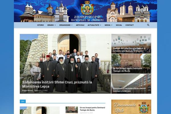 Newspaper theme site design template sample