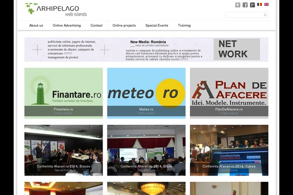 SimpleGrid theme site design template sample