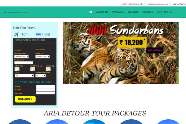 Ascent theme site design template sample