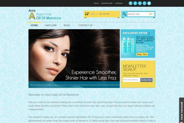 ariagold.com.au site used Abundance