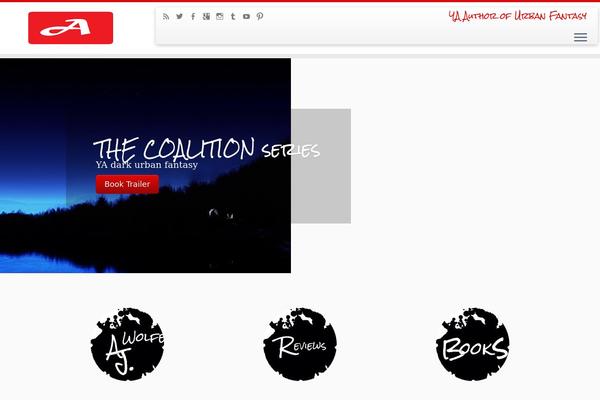 Site using MyBookTable Bookstore by Author Media plugin