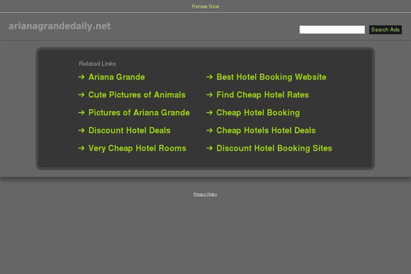 P3 theme site design template sample