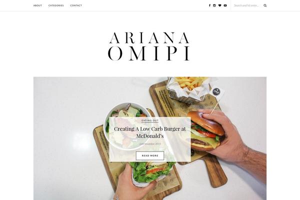 Rosemary theme site design template sample