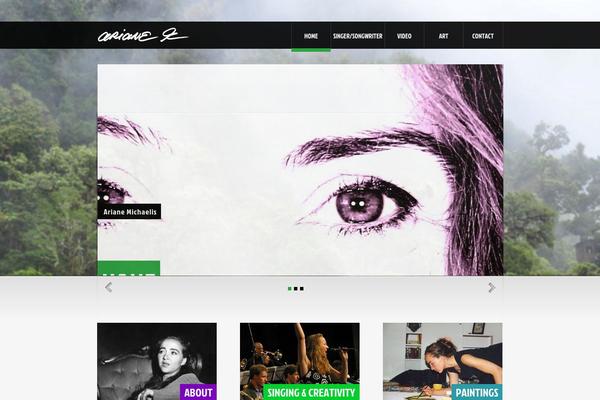 Life theme site design template sample