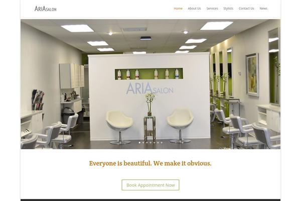 Divi theme site design template sample