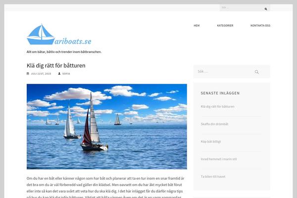 ariboats.se site used The Minimal