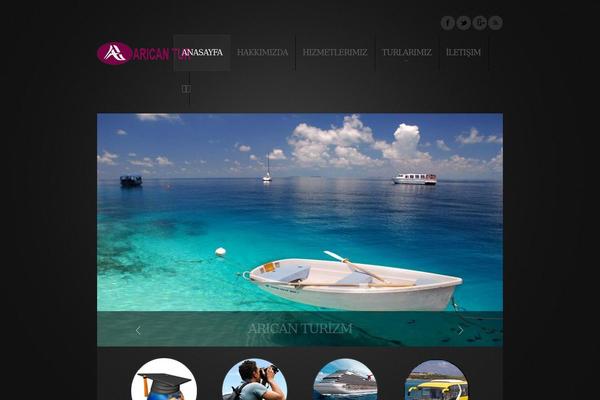 aricanturizm.com site used Theme1762