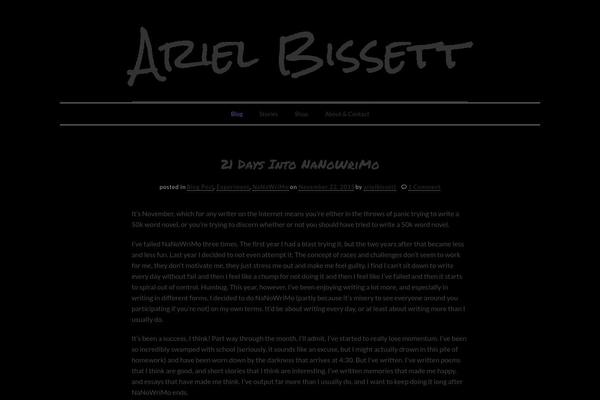 arielbissett.com site used Read
