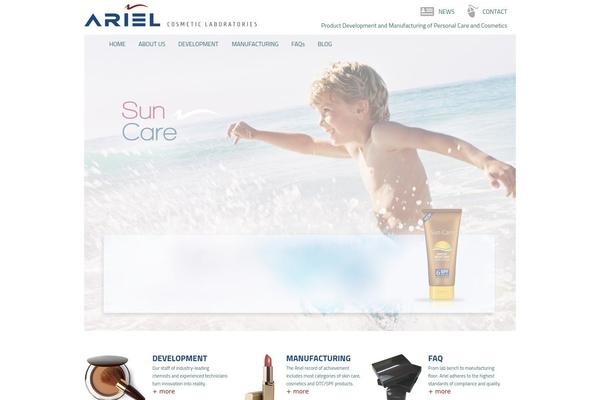Twenty Ten theme site design template sample