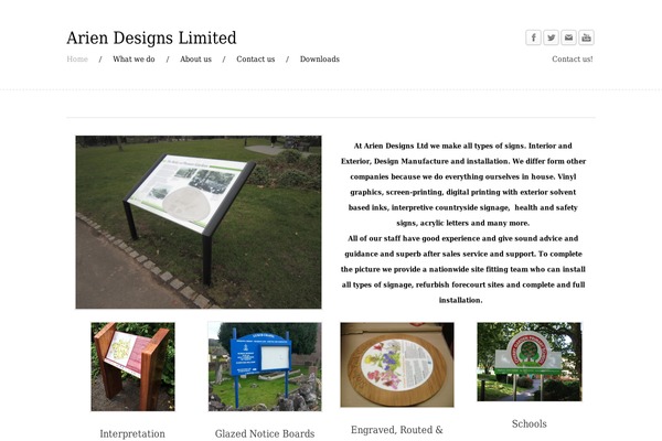 Target theme site design template sample