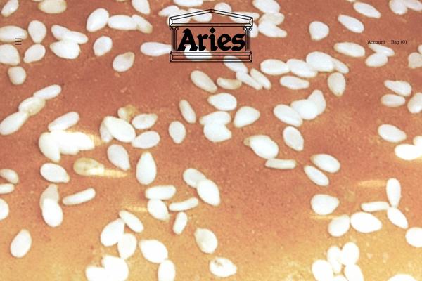 Aries theme site design template sample
