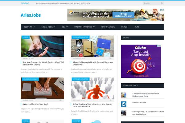 Site using Author Box Plugin With Different Description plugin