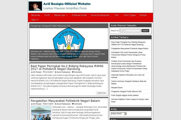 arifroziqin.com site used Frontier