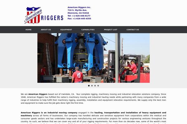 ariggers.com site used Vantage