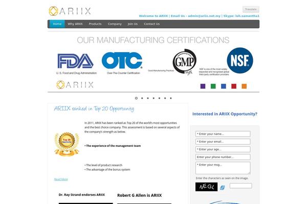 Site using All-In-One Cufon plugin