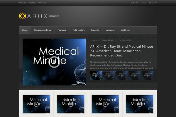 Site using Compact WP Audio Player plugin