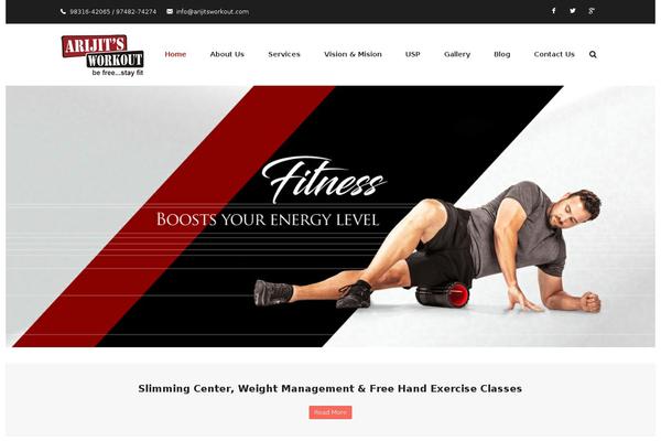 Electrify theme site design template sample