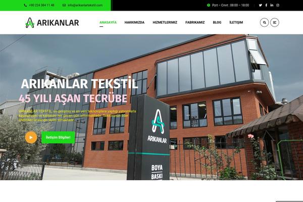 arikanlartekstil.com site used Bizix