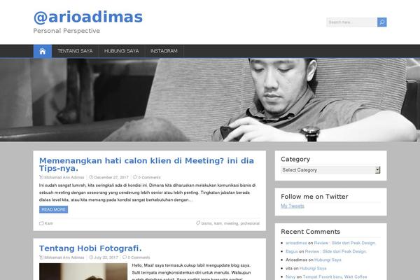 ShootingStar theme site design template sample