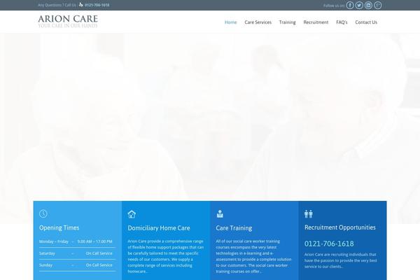 HealthCenter theme site design template sample