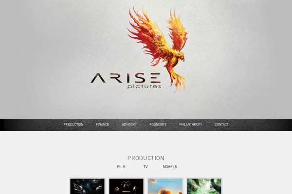 Roots theme site design template sample