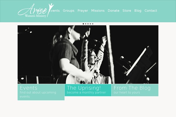 Arise theme site design template sample